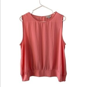 LOFT Outlet Sheer Sleeveless Blouse